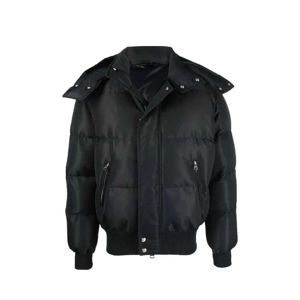 Alexander McQueen Wool Blend Padded Bomber