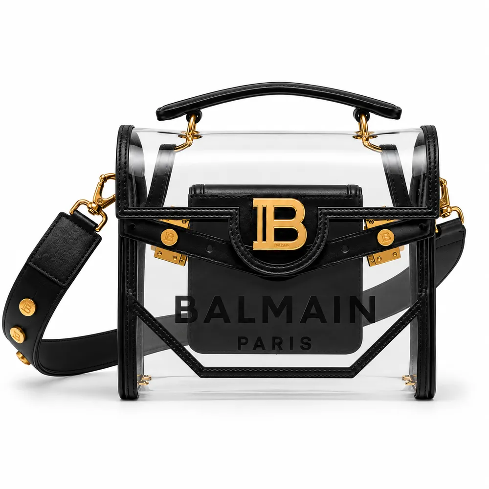 Balmain b-buzz Bag Pvc Black