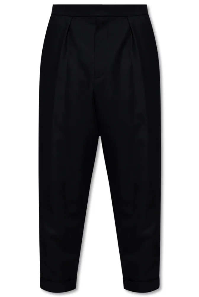 Balmain Trousers Elegant Black