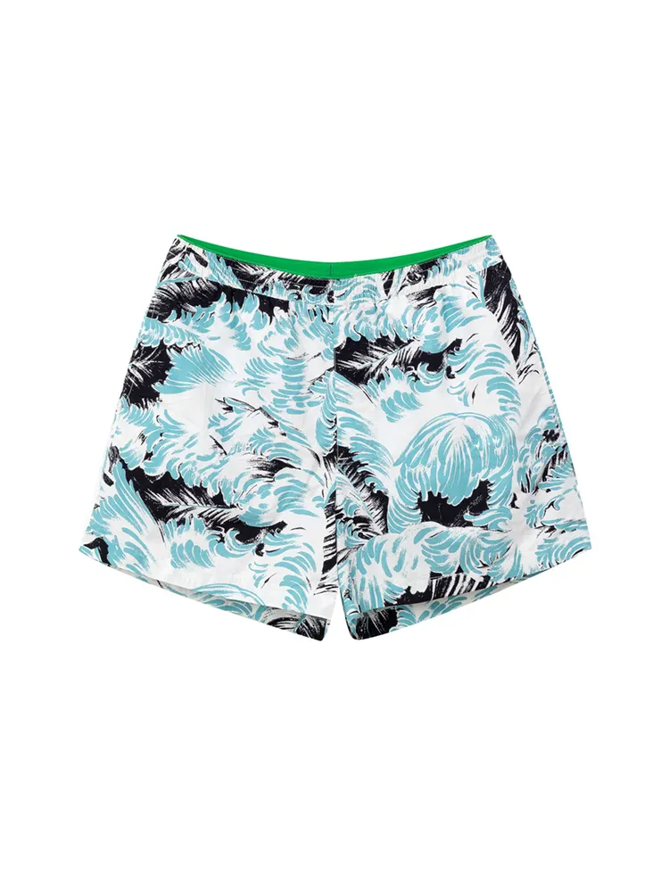 Bottega Veneta Feather Print Boxer Costume