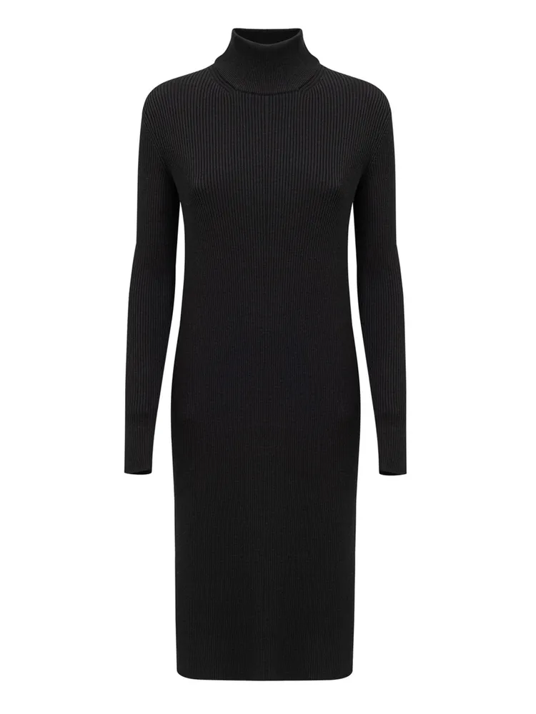 Bottega Veneta Long Dress Black
