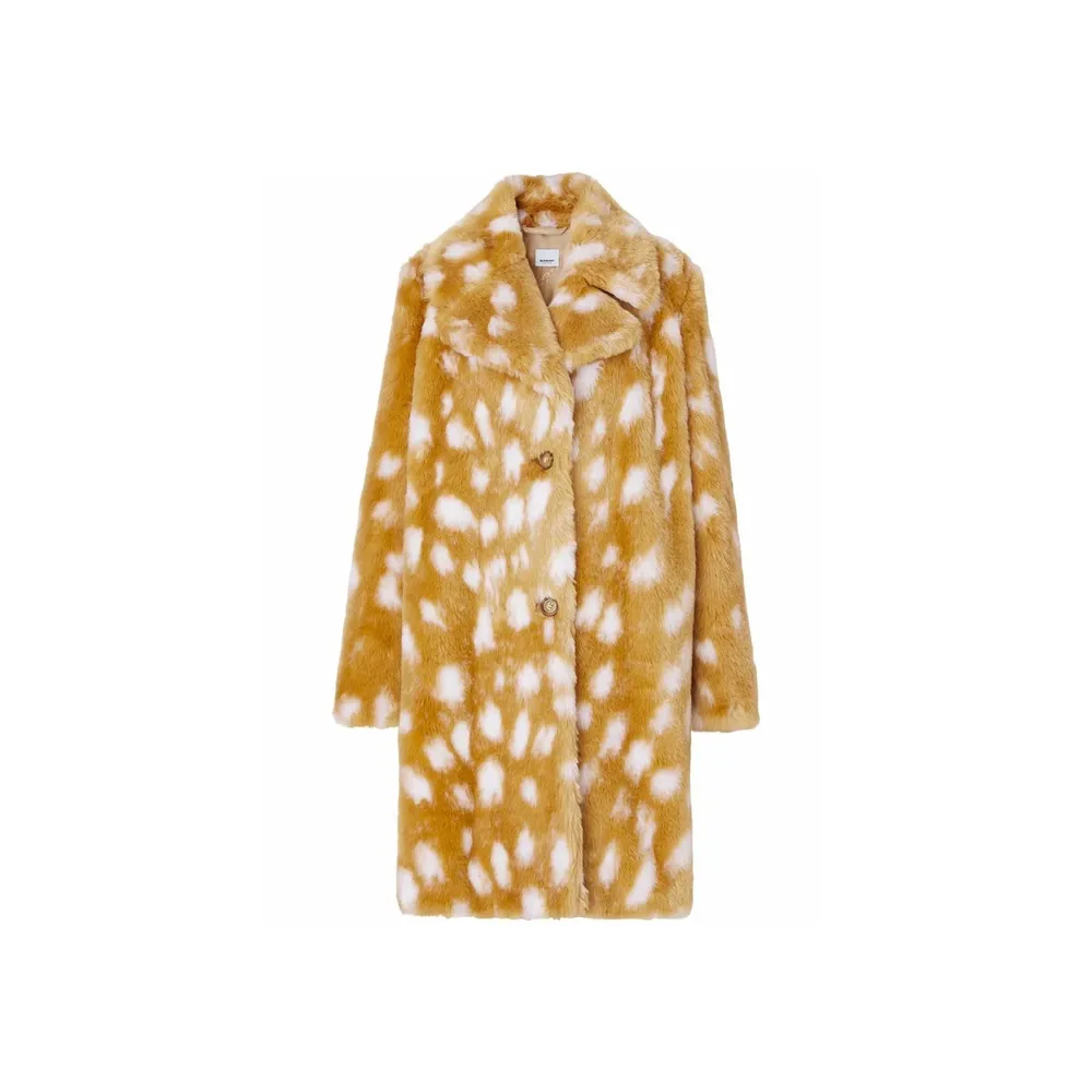 Burberry Faux Fur Coat