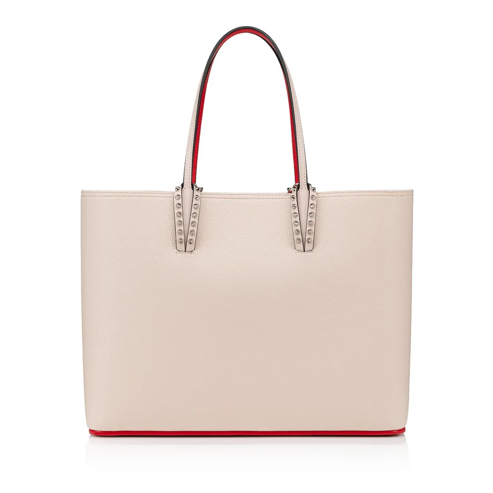 Christian Louboutin Cabata Large Leche Handbags Beige