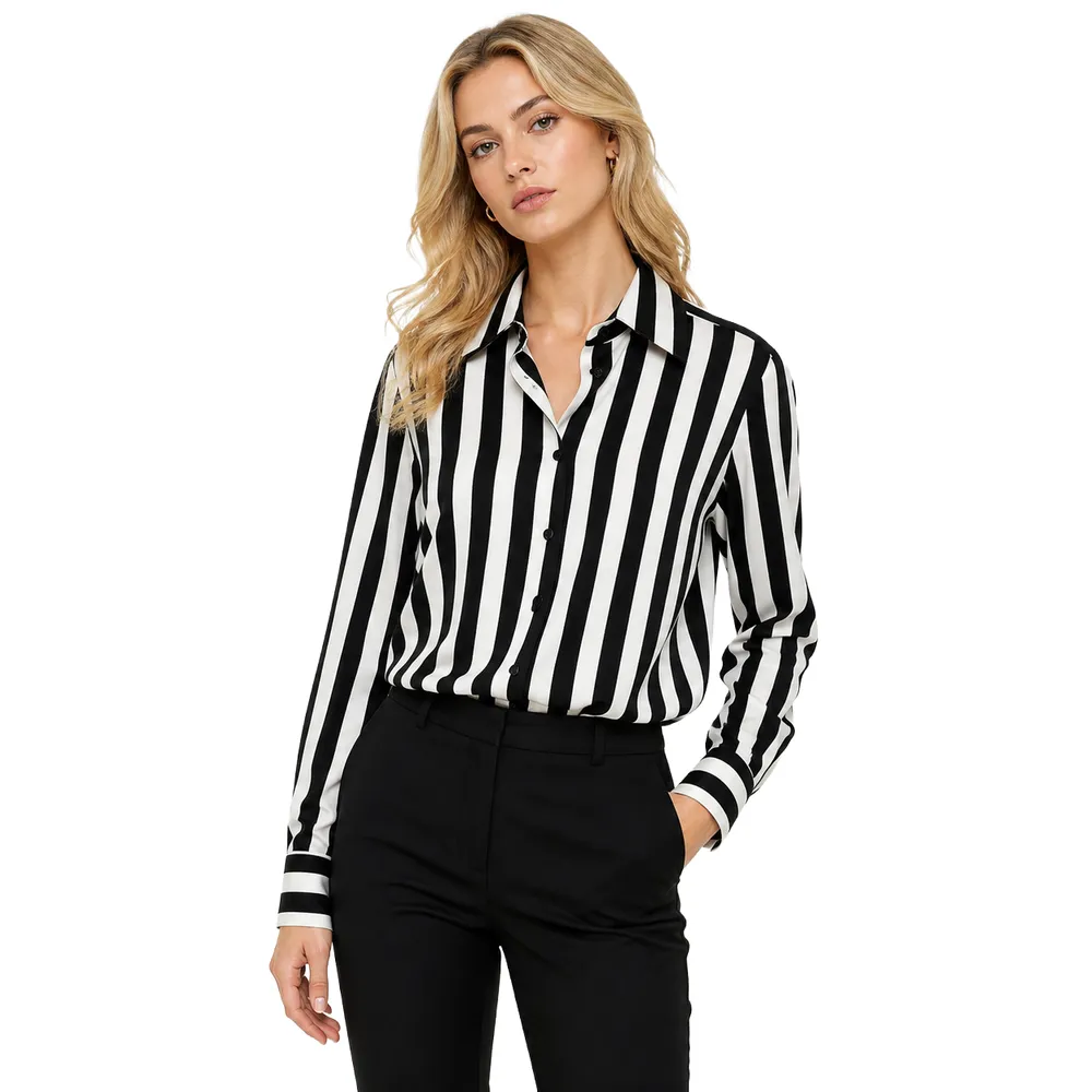 Dolce & Gabbana Shirt Strisce Verticali White