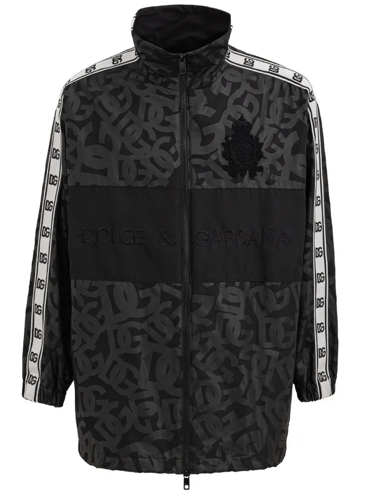 Dolce & Gabbana Logo Oversized Windbreaker Jacket