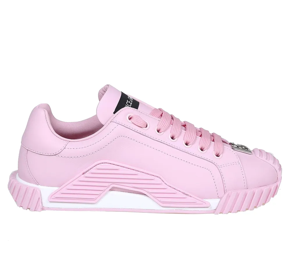 Dolce & Gabbana Sneakers Vitello Nappato Pink