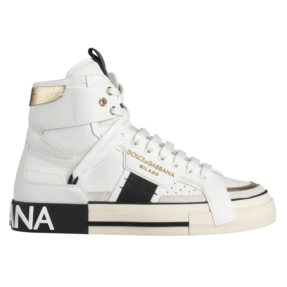 Dolce & Gabbana Sneaker Alta Dauphine Sneakers White