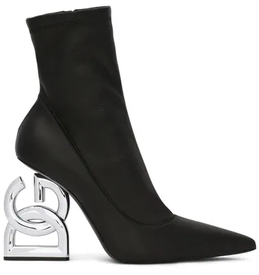 Dolce & Gabbana Ankle Boot Nappato Wonder Black