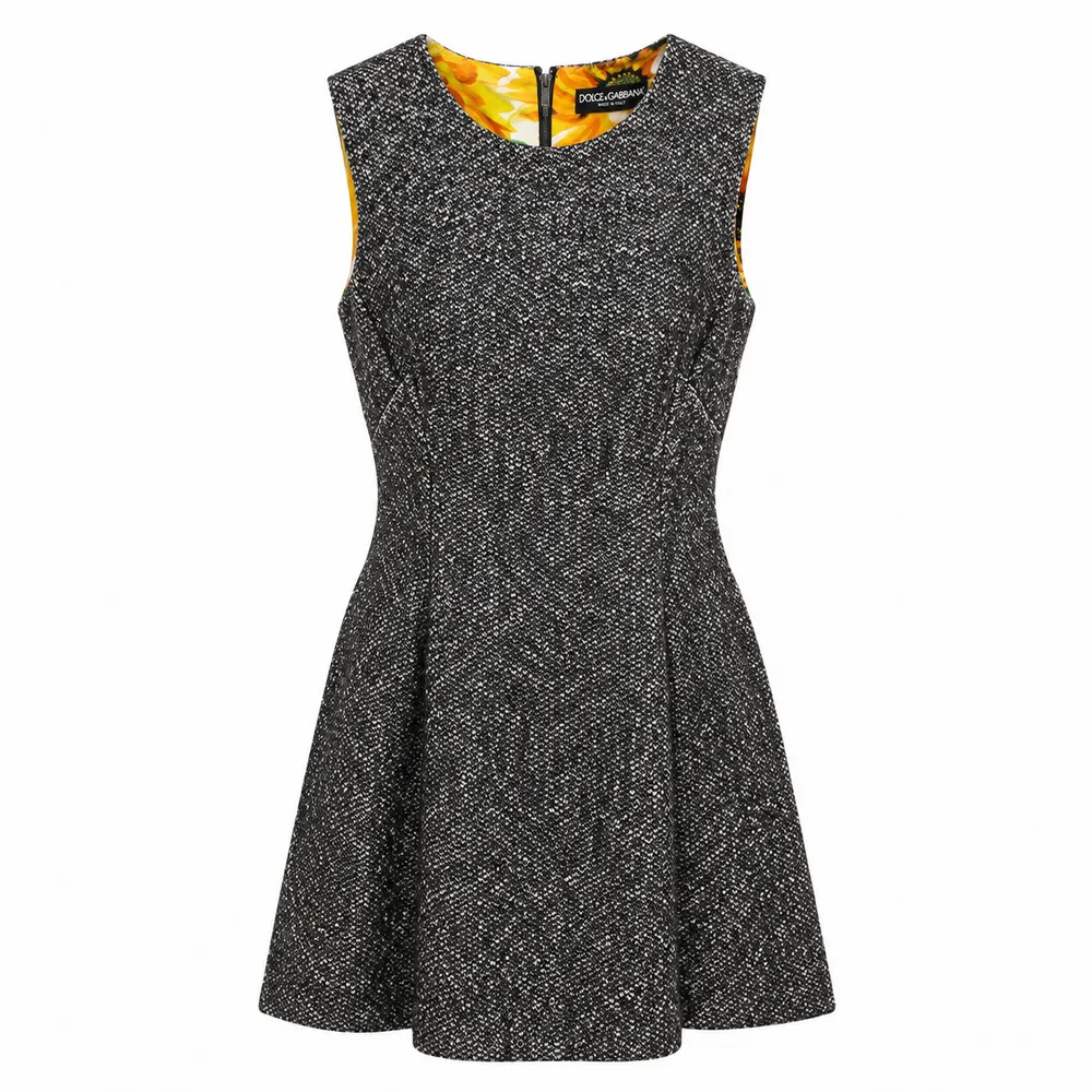 Dolce & Gabbana Dress Tweed Grey
