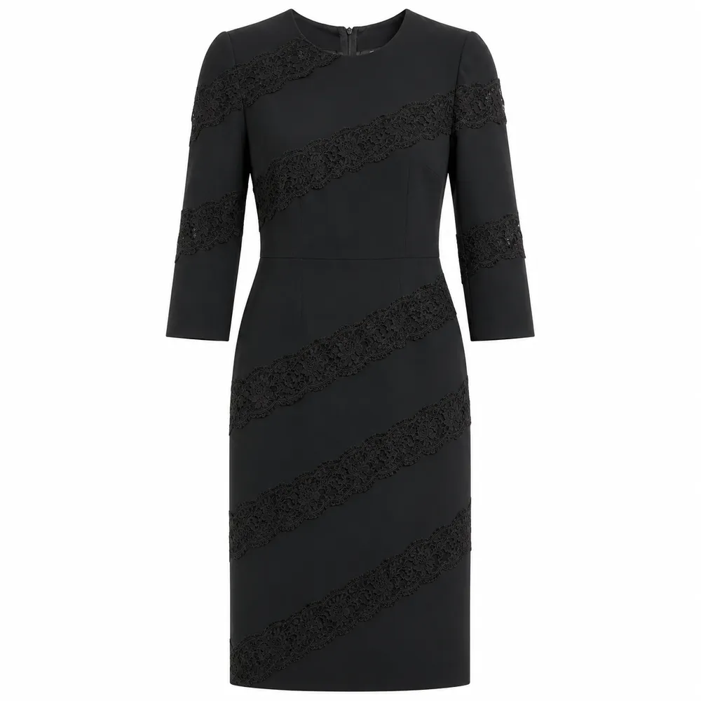 Dolce & Gabbana Dress Lace Black