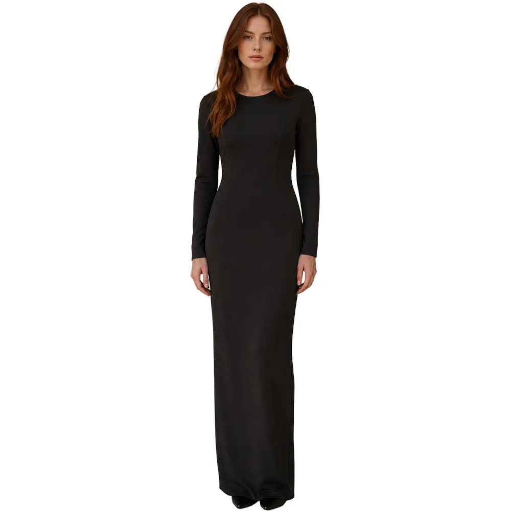 Dolce & Gabbana Sheath Dress Long Black