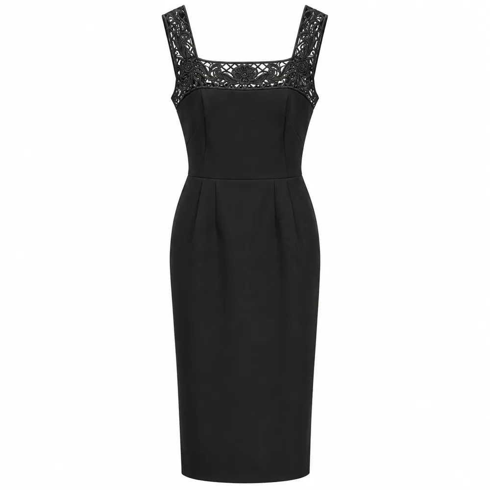 Dolce & Gabbana Dress Viscosa Lace Black