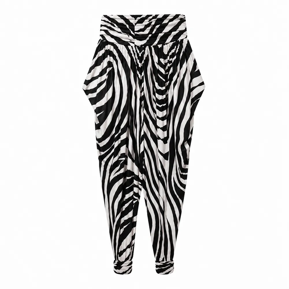 Dolce & Gabbana Trousers Zebra Print White