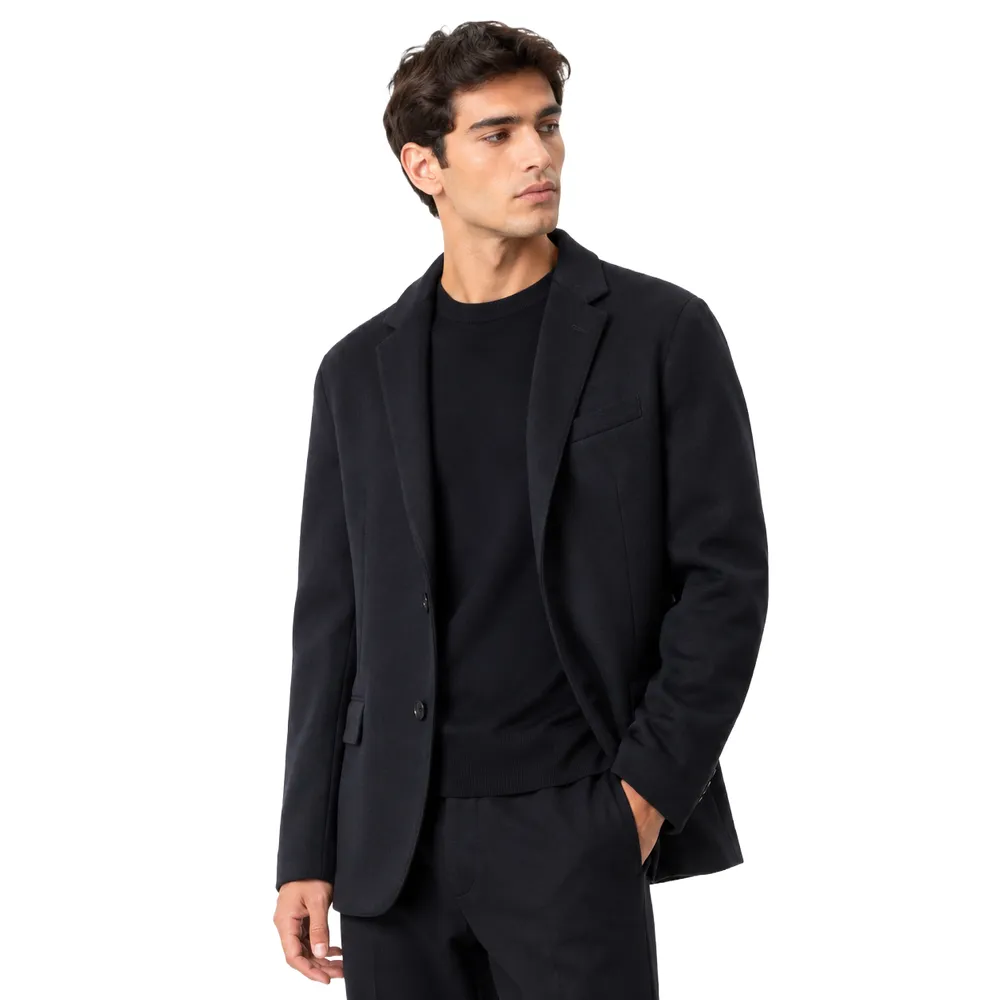 Dolce & Gabbana Jacket Single-Breasted Cashmere Blue