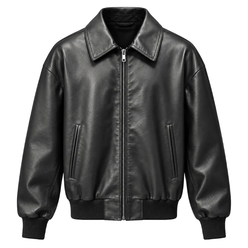 Dolce & Gabbana Jacket Leather Black