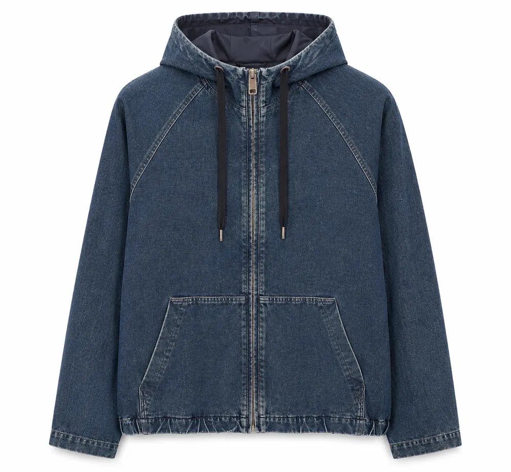 Dolce & Gabbana Jacket Denim Hooded Blue