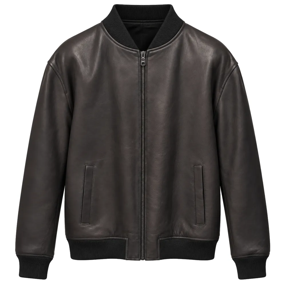 Dolce & Gabbana Bomber Leather Black