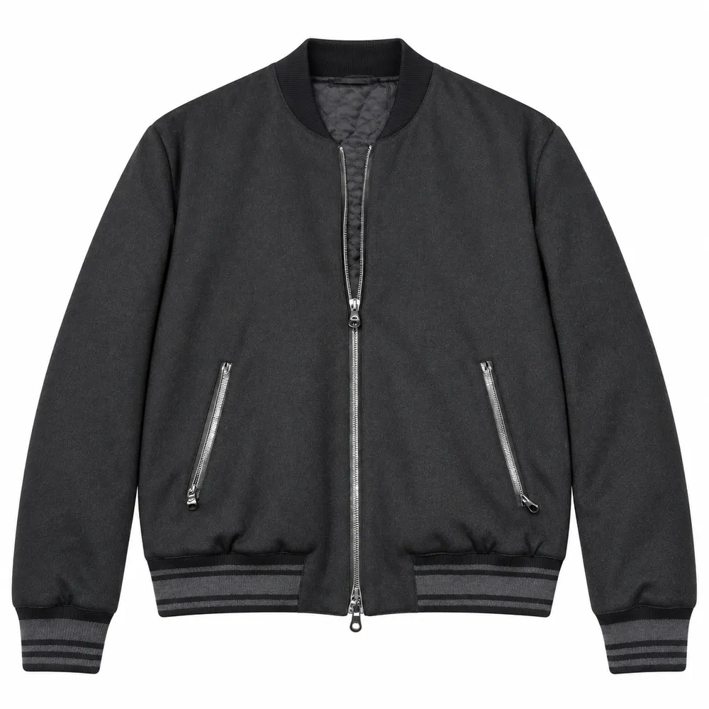 Dolce & Gabbana Jacket Bomber Cashmere Black