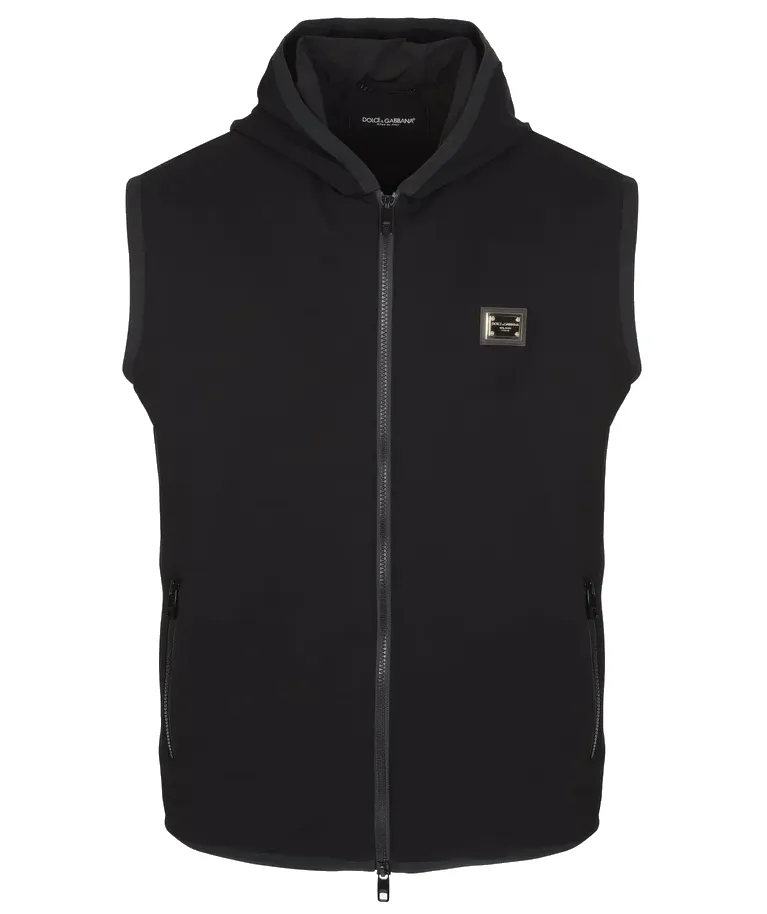 Dolce & Gabbana Vest Targhetta Black