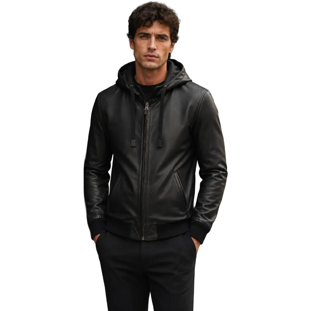 Dolce & Gabbana Jacket Leather Black