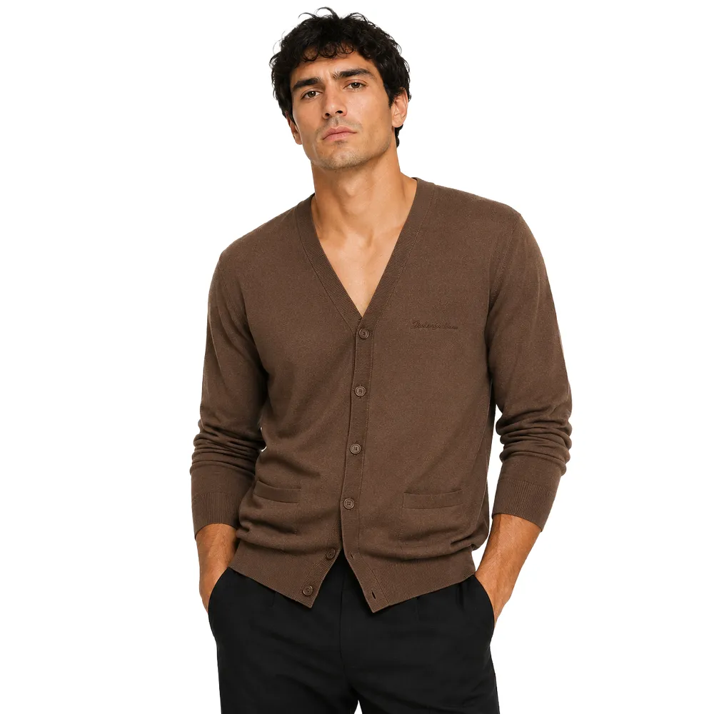 Dolce & Gabbana Cardigan Cashmere Brown