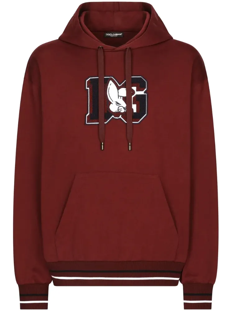 Dolce & Gabbana Sweatshirt Hooded Rabbit Red