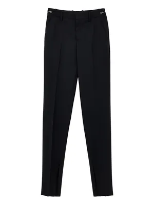 Gucci Black Tailored Trousers with Metallic Detail
