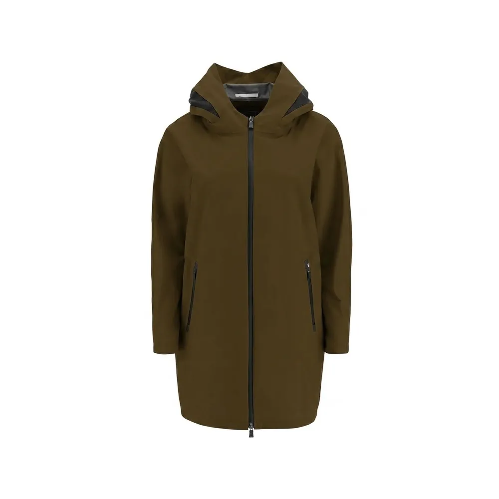 Herno Hooded Zipped Coat