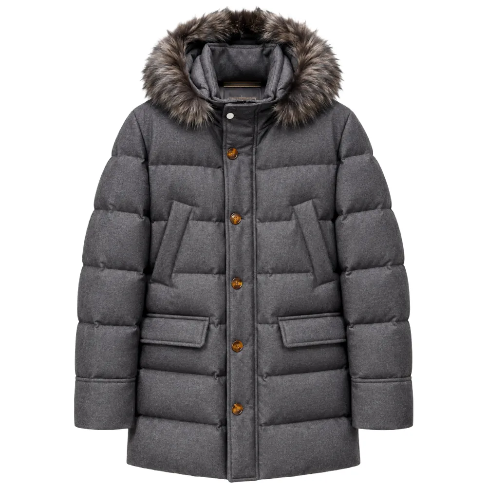 Moorer Parka Barbieri Grey