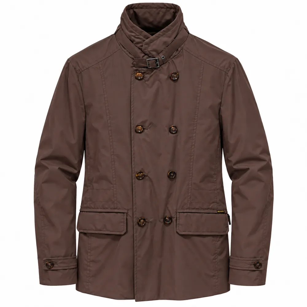 Moorer Trench Coat Nabucco Brown