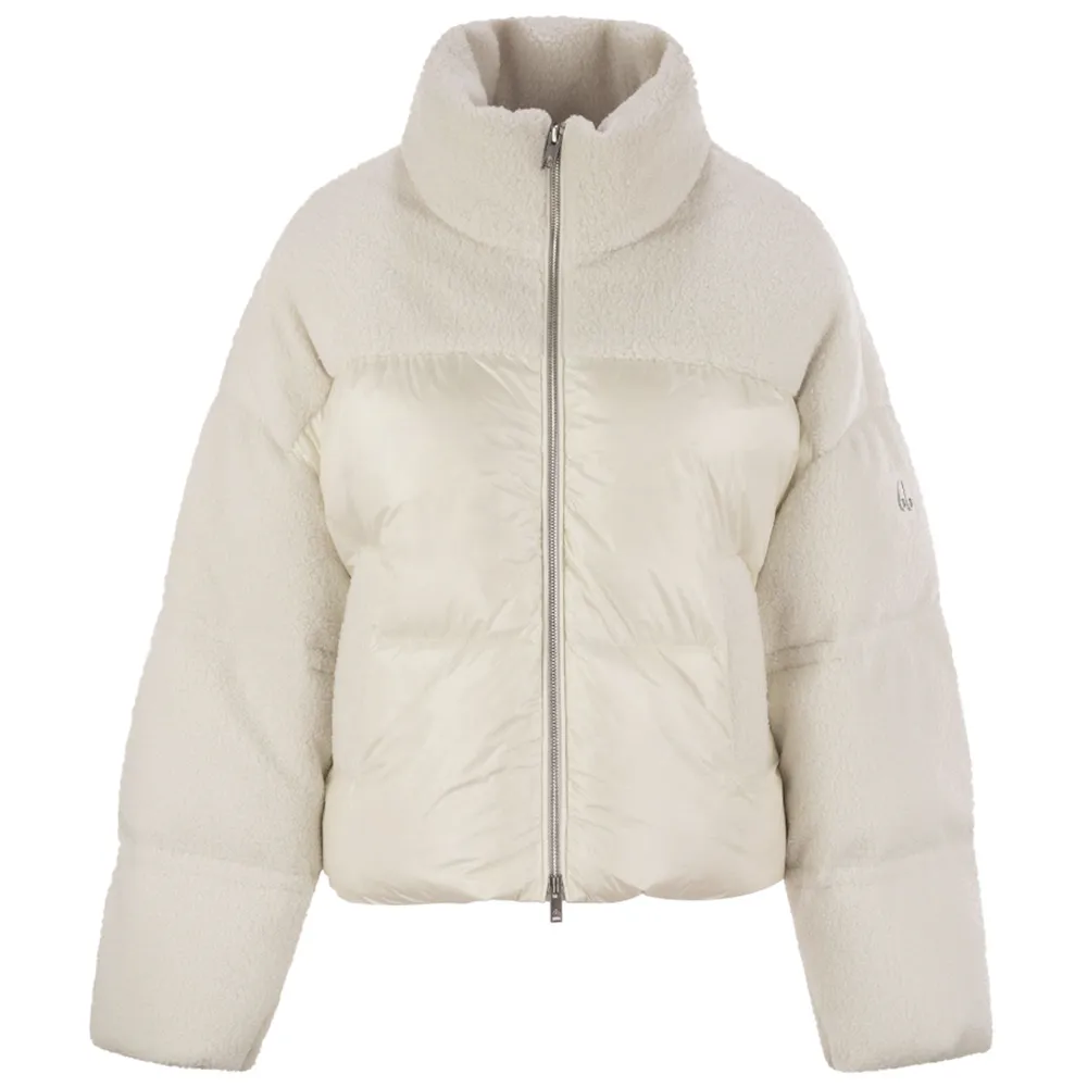 Moose Knuckles Agate Puffer Jackets White