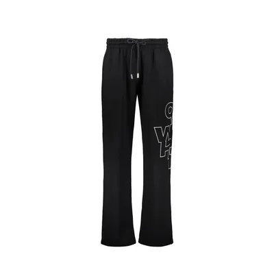 Off-White Cotton Track Pants