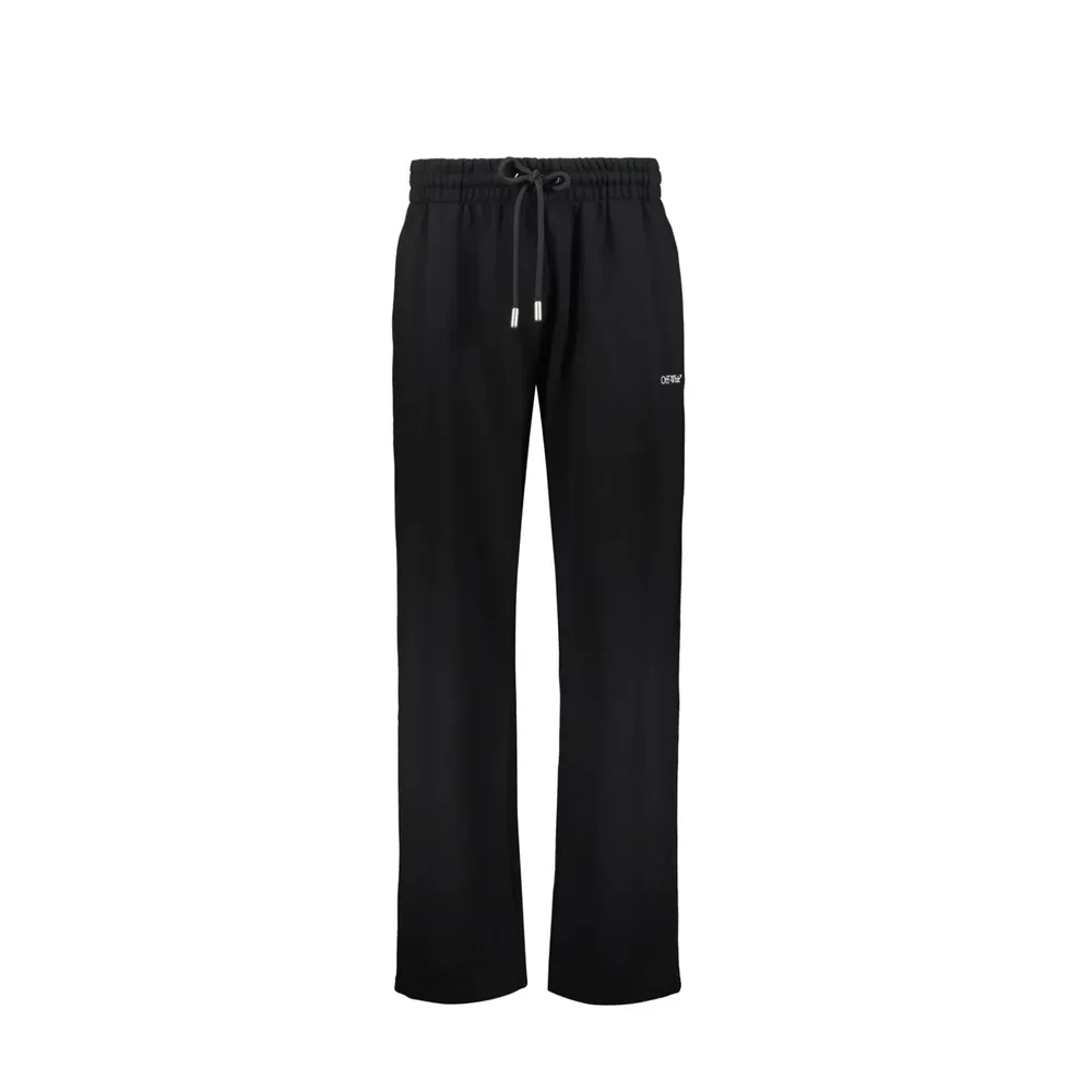 Off-White Cotton Track Pants