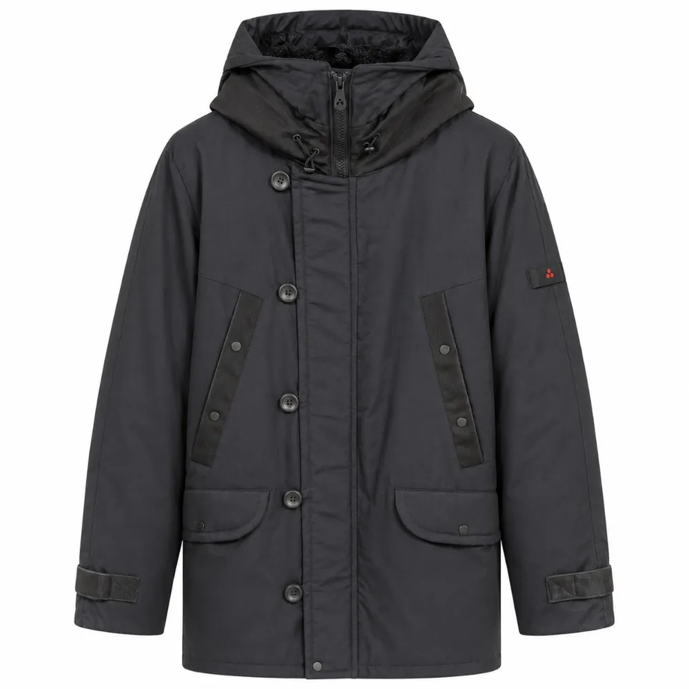Peuterey Down Jacket Fadi Eco Fur Blue