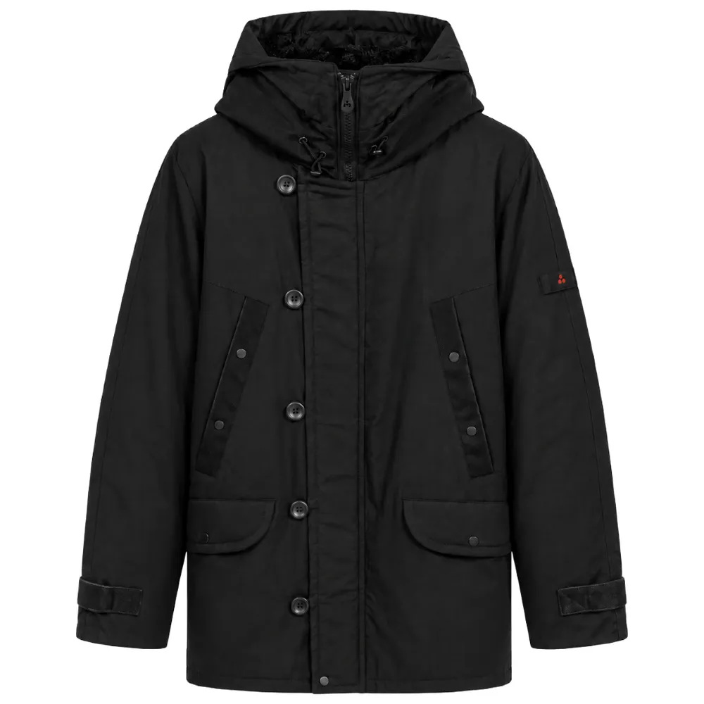 Peuterey Down Jacket Fadi Eco Fur Black