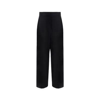 Salvatore Ferragamo Silk And Linen Pants