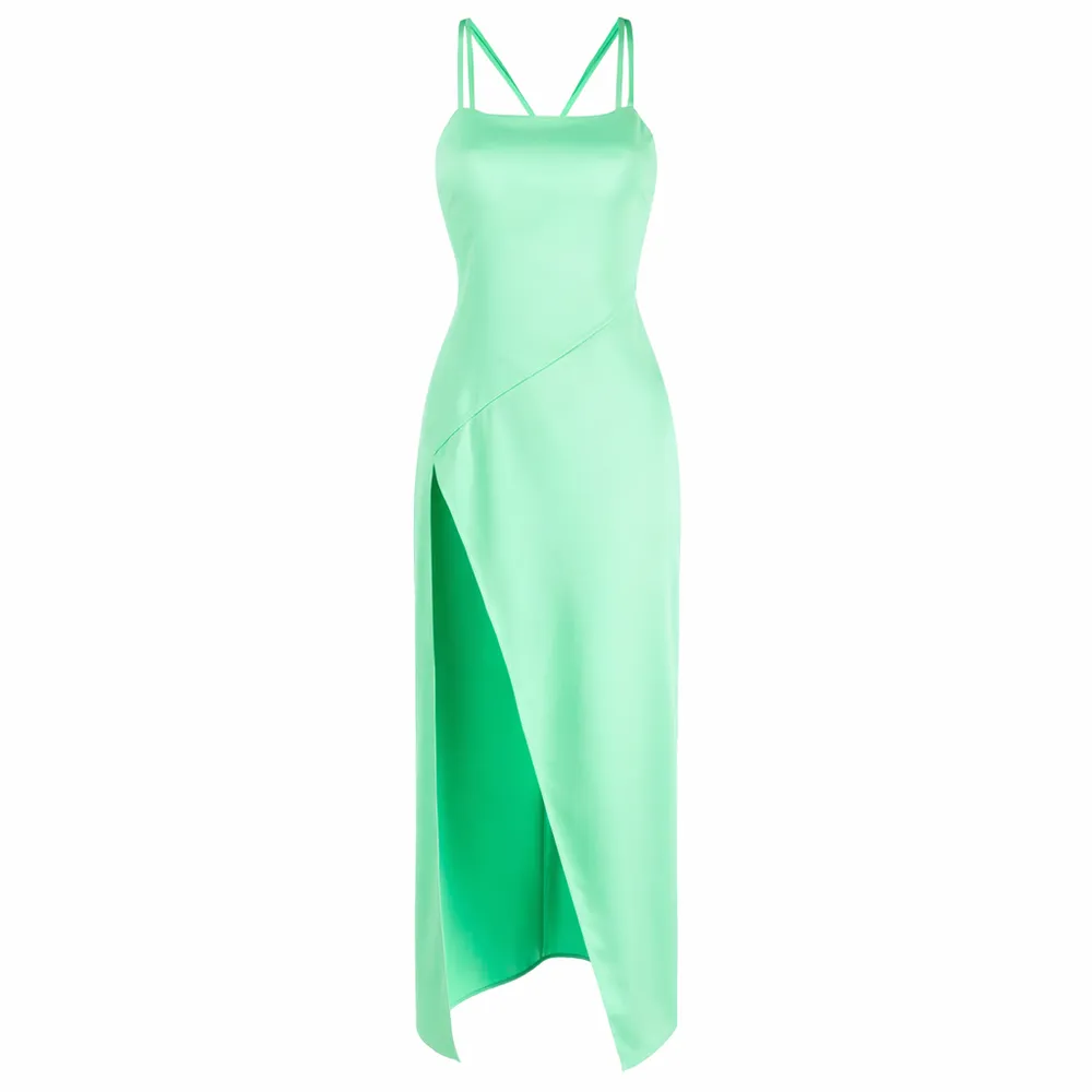 The Attico Dress Long Green