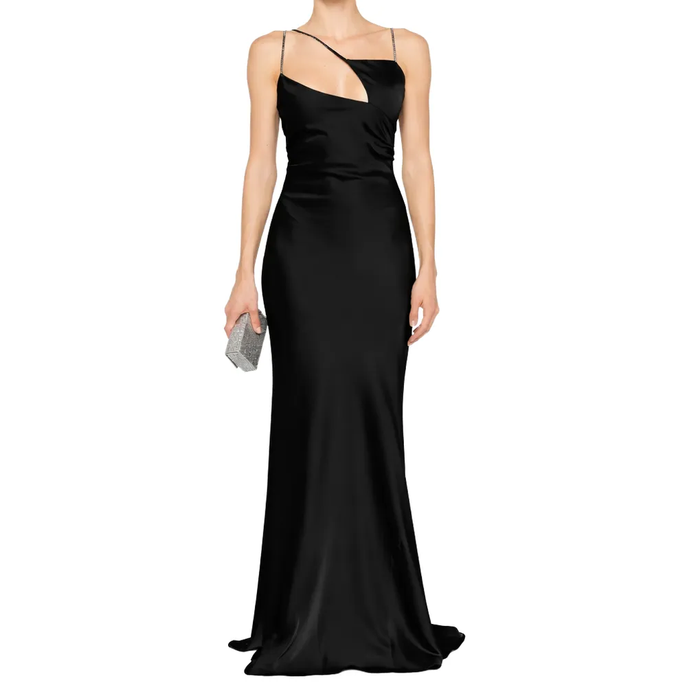 The Attico Dress Long Sleeveless Black