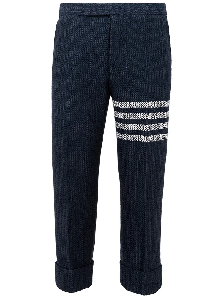 Thom Browne Cigarette Trousers Blue