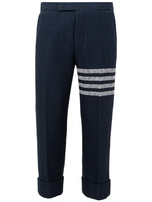 Thom Browne Cigarette Trousers Blue