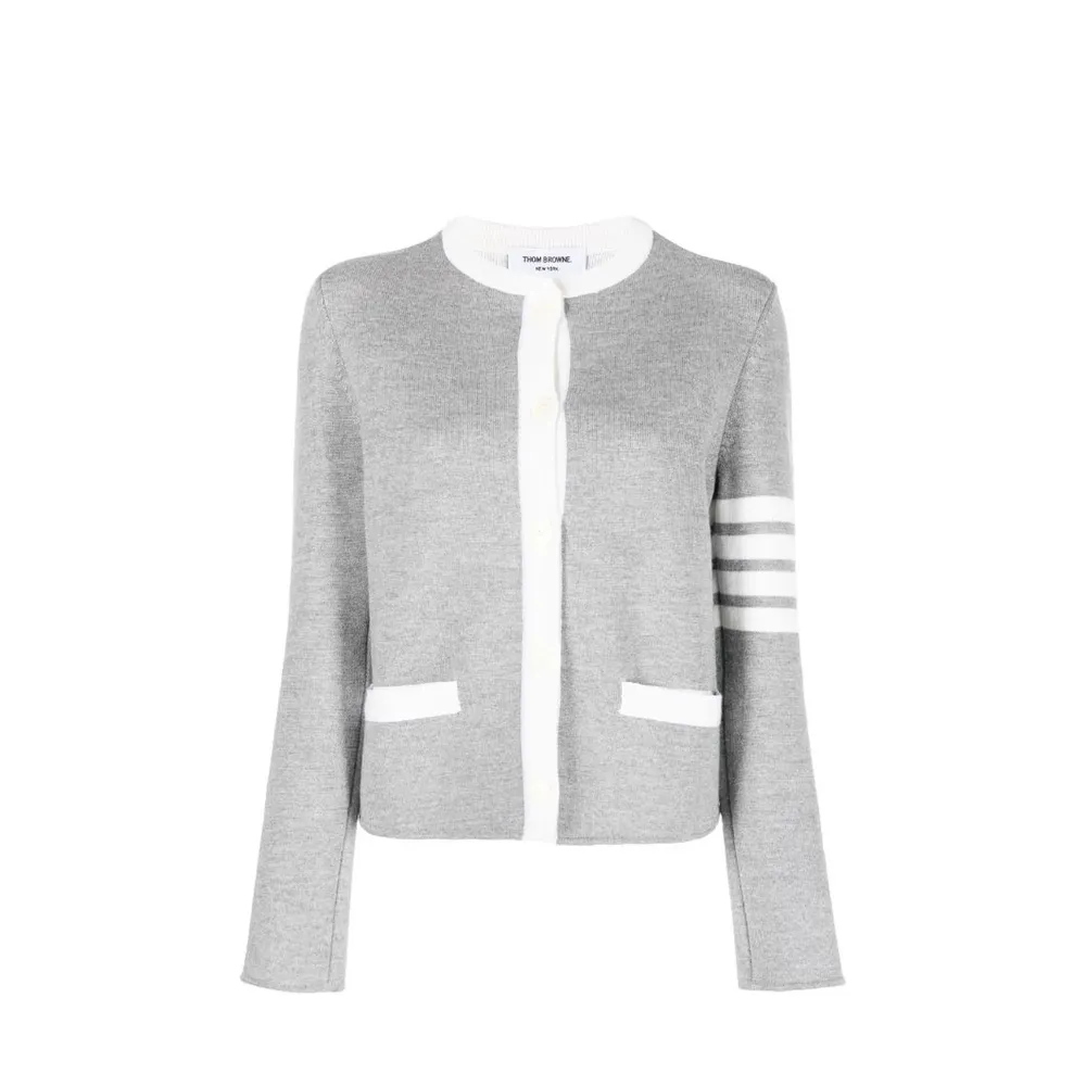 Thom Browne 4- Bar Wool Cardigan