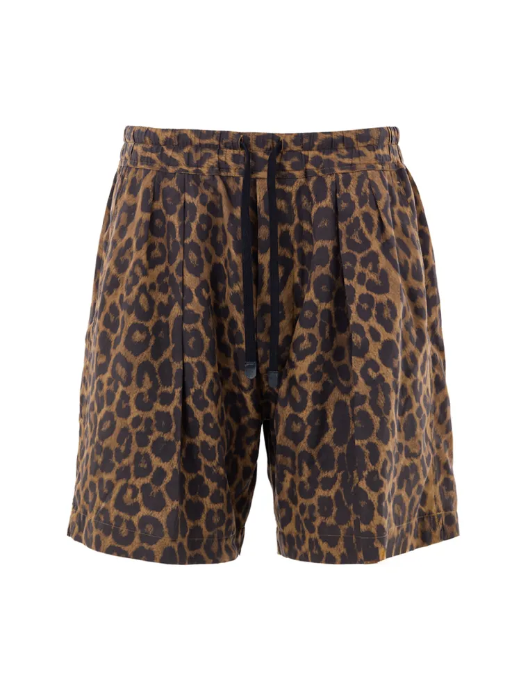 Tom Ford Shorts Leopard Print