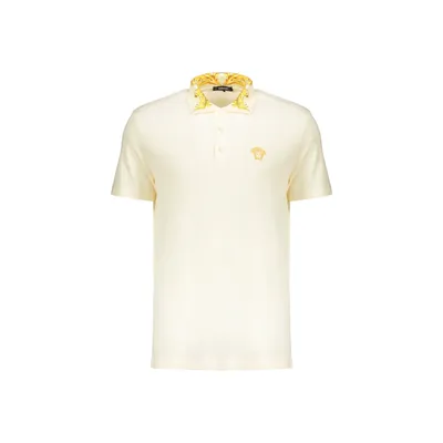 Versace Contrast Collar Polo